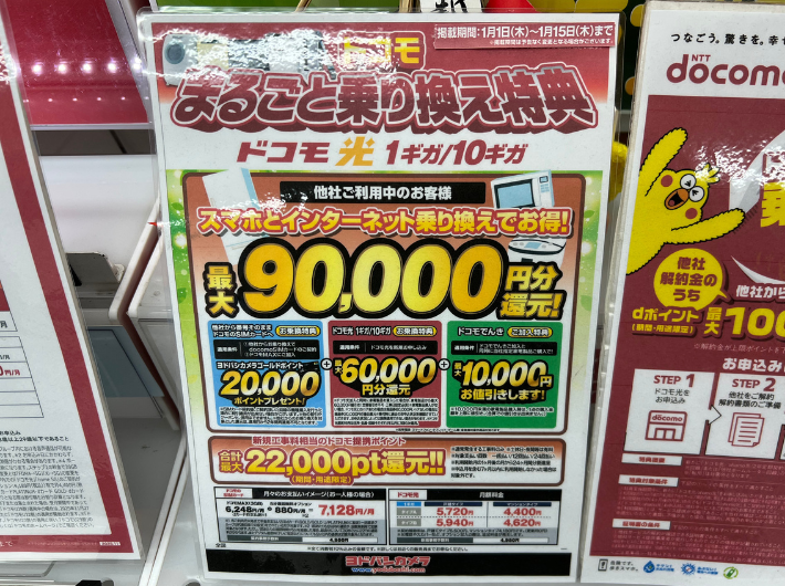 ヨドバシカメラのキャンペーン