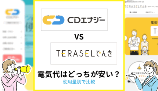 CDエナジーとTeraselでんきの電気代を比較