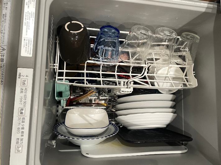 食洗機の中