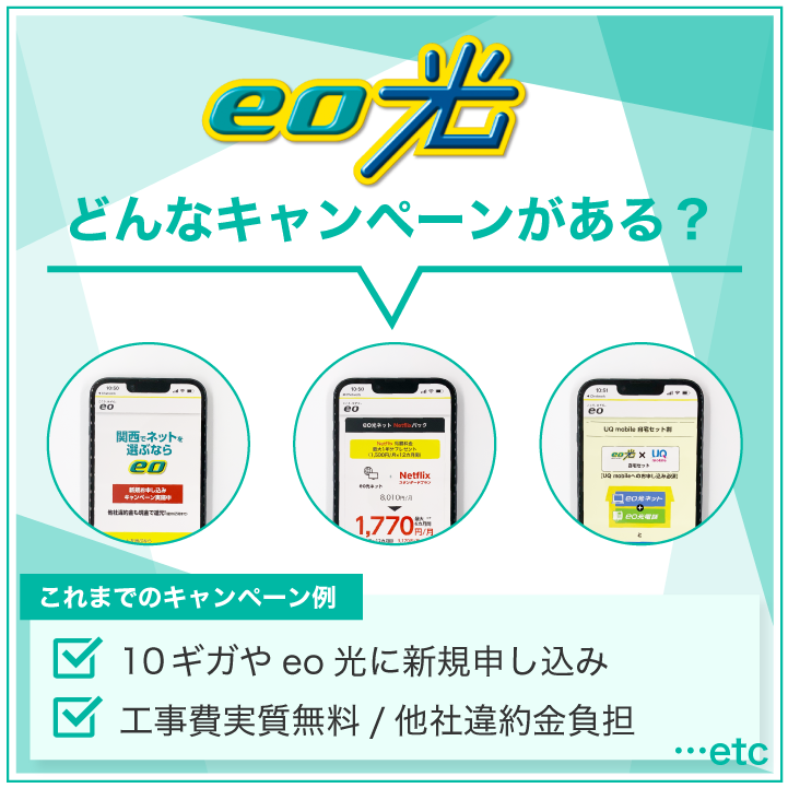 eo光 どんなキャンペーンがある？