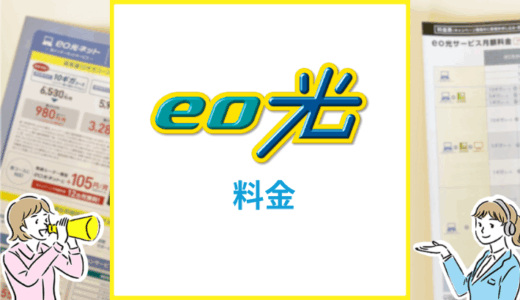 eo光の料金は安い？初期費用や料金プランを解説