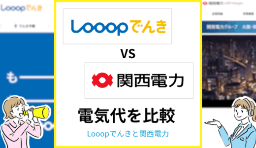 【2025年6月】Looopでんきと関西電力の電気代を使用量ごとに徹底比較！