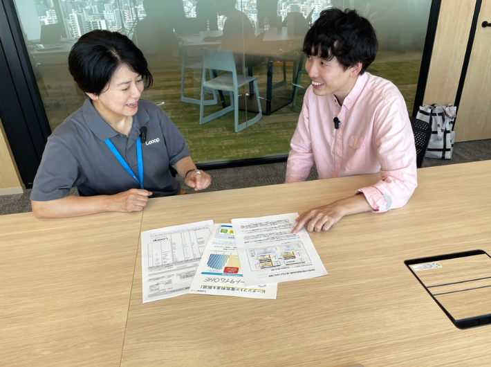 Looopでんきの取材画像1