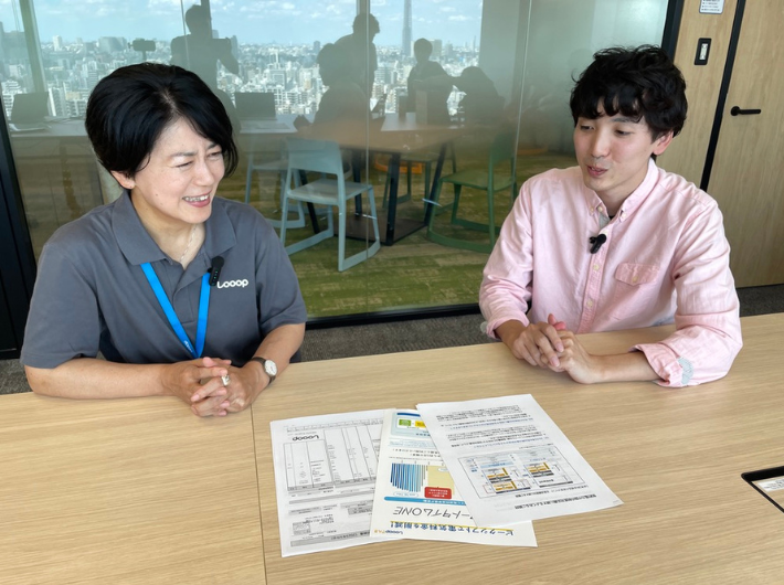 Looopでんきの取材画像2