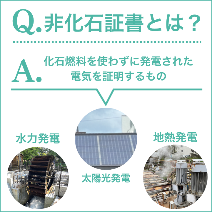 非化石証書とは