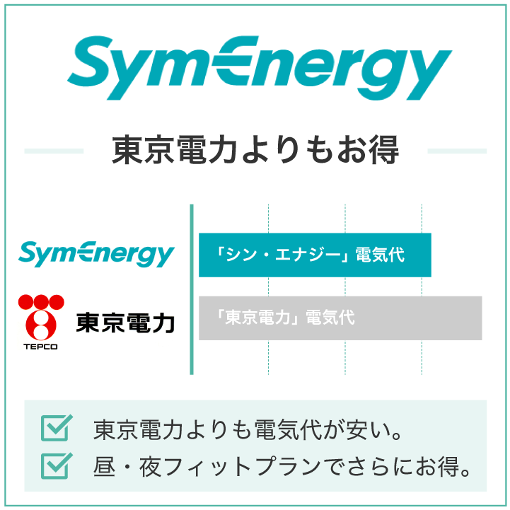 シン・エナジーは東京電力よりもお得