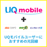 UQモバイルユーザーにおすすめの光回線を解説