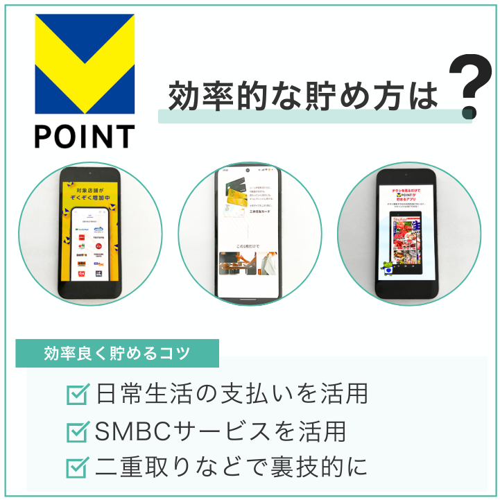 Vポイントを効率良く貯めるコツ